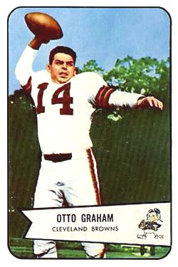 1954 Bowman #40 Otto Graham Front