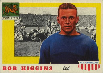 1955 Topps All-American #33 Bob Higgins Front