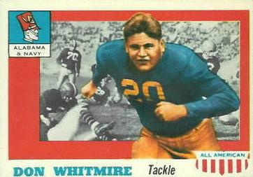 1955 Topps All-American #99 Don Whitmire Front