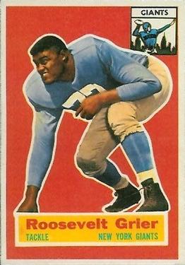 1956 Topps #101 Roosevelt Grier Front
