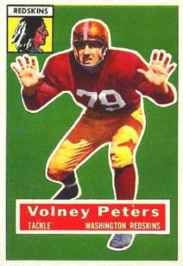 1956 Topps #73 Volney Peters Front