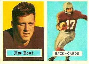 1957 Topps #112 James Root Front