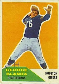 1960 Fleer #58 George Blanda Front