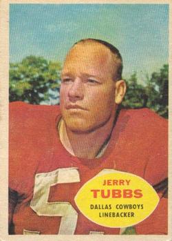 1960 Topps #38 Jerry Tubbs Front