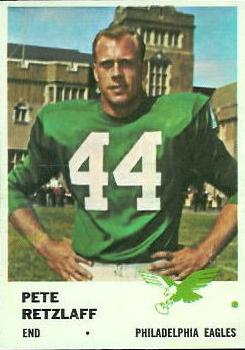 1961 Fleer #53 Pete Retzlaff Front