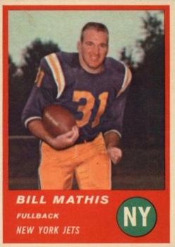 1963 Fleer #12 Bill Mathis Front