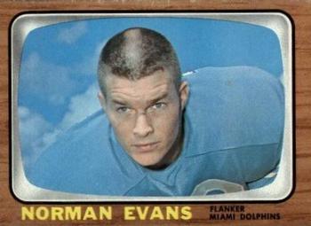 1966 Topps #77 Norman Evans Front