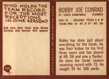 1967 Philadelphia #159 Bobby Joe Conrad Back