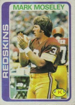1978 Topps #396 Mark Moseley Front