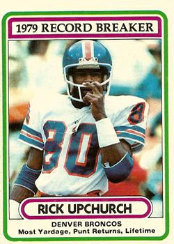 1980 Topps #5 Rick Upchurch Front
