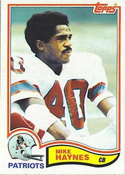 1982 Topps #153 Mike Haynes Front