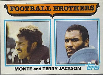 1982 Topps #268 Monte Jackson / Terry Jackson Front