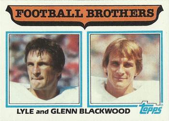 1982 Topps #264 Lyle Blackwood / Glenn Blackwood Front