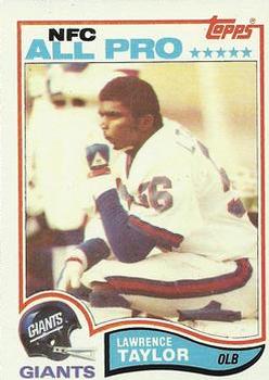 1982 Topps #434 Lawrence Taylor Front