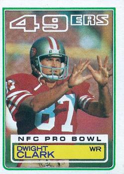 1983 Topps #164 Dwight Clark Front
