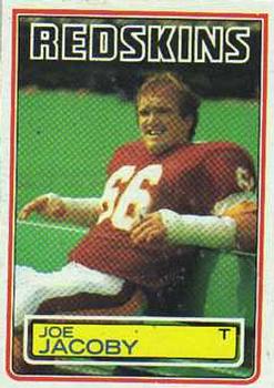 1983 Topps #190 Joe Jacoby Front