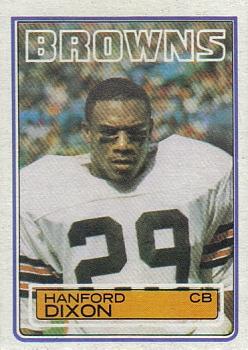 1983 Topps #249 Hanford Dixon Front