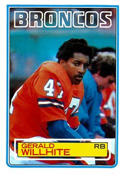 1983 Topps #270 Gerald Willhite Front