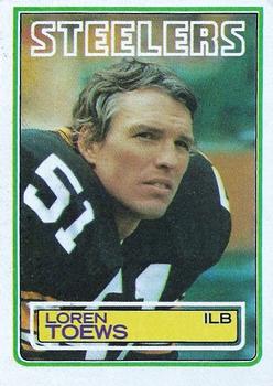 1983 Topps #367 Loren Toews Front