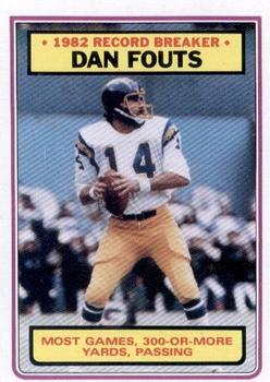 1983 Topps #3 Dan Fouts Front