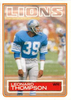 1983 Topps #72 Leonard Thompson Front