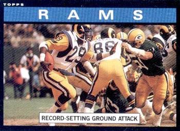 1985 Topps #77 Rams Team Leaders Front