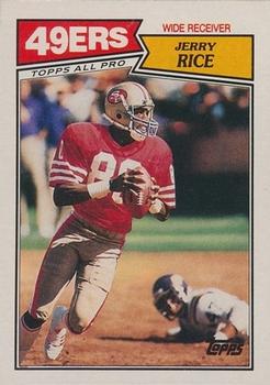 1987 Topps #115 Jerry Rice Front
