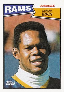 1987 Topps #158 LeRoy Irvin Front