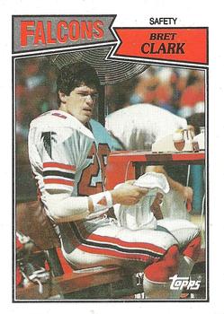 1987 Topps #258 Bret Clark Front