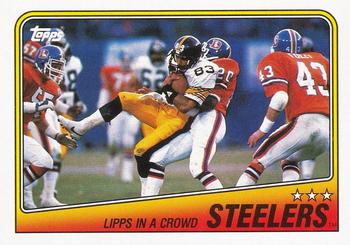 1988 Topps #162 Steelers Team Leaders - Louis Lipps Front