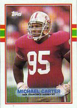 1989 Topps #10 Michael Carter Front