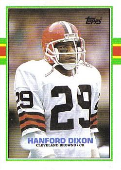 1989 Topps #145 Hanford Dixon Front