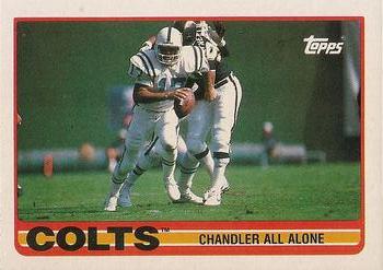 1989 Topps #205 Colts Team Leaders (Chandler All Alone) Front