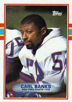 1989 Topps #168 Carl Banks Front