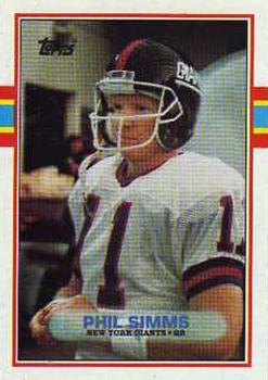1989 Topps #172 Phil Simms Front