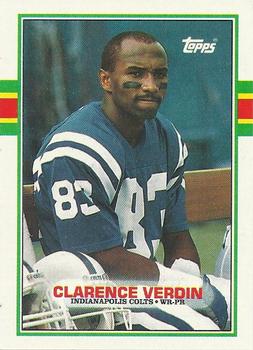 1989 Topps #215 Clarence Verdin Front