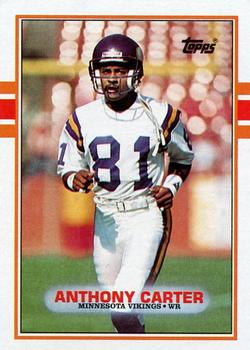 1989 Topps #79 Anthony Carter Front