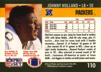 1990 Pro Set #110 Johnny Holland Back