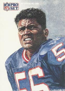 1991 Pro Set #394 Lawrence Taylor Front