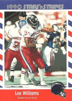 1990 Asher Candy Stars 'n Stripes #39 Lee Williams Front