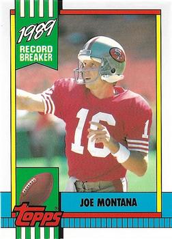 1990 Topps - Collector's Edition (Tiffany) #1 Joe Montana Front