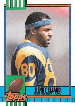 1990 Topps - Collector's Edition (Tiffany) #72 Henry Ellard Front