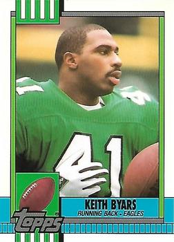 1990 Topps - Collector's Edition (Tiffany) #91 Keith Byars Front