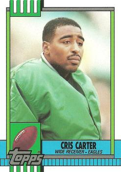 1990 Topps - Collector's Edition (Tiffany) #92 Cris Carter Front