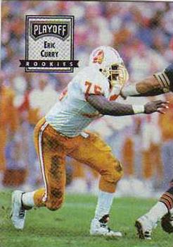 1993 Playoff Contenders #99 Eric Curry Front