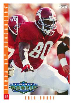 1993 Score #310 Eric Curry Front