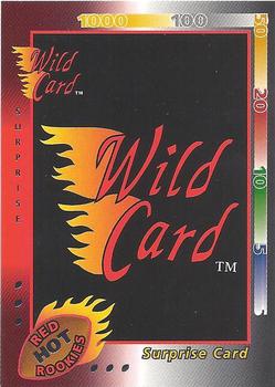 1992 Wild Card - Red Hot Rookies Silver #11 Surprise Card Front
