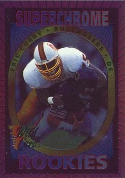 1993 Wild Card - Superchrome Rookies Back to Back #NNO Eric Curry / Demetrius DuBose Front