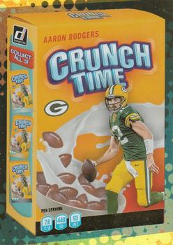 2022 Donruss - Crunch Time Galactic #CT-9 Aaron Rodgers Front
