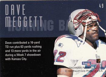 1995 Playoff Contenders #49 Dave Meggett Back